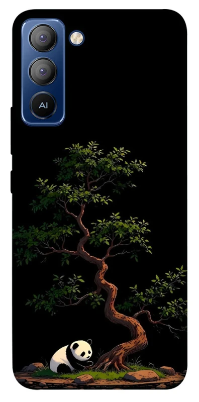 Чохол на TECNO Pop 5 LTE Panda and tree фото 1 з 1