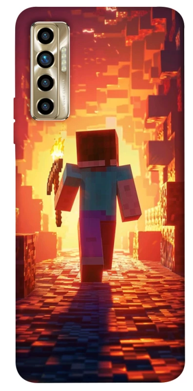 Чехол на TECNO Camon 17P Minecraft adventure фото 1 из 1