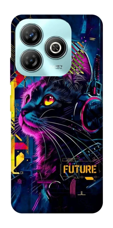 Чохол на ZTE Blade A75 4G Cyber Cat v2 фото 1 з 1