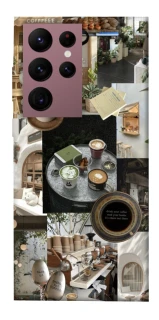 Чехол на Samsung Galaxy S22 Ultra Coffee collage ver.4 фото 1 из 1