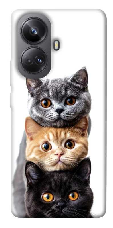 Чохол на Realme 10 Pro+ Гарні котики фото 1 з 1