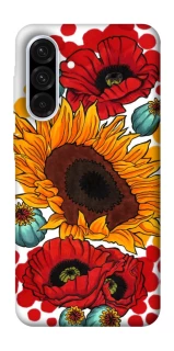 Чехол на Samsung Galaxy A36 5G Подсолнечники и маки фото 1 из 1
