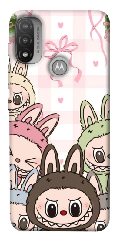 Чехол на Motorola Moto E20 All Labubu 2 фото 1 из 1