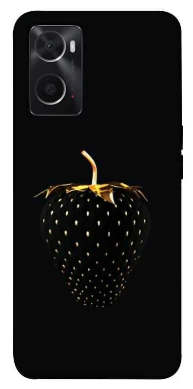 Чохол на Oppo A76 4G Чорна полуниця фото 1 з 1