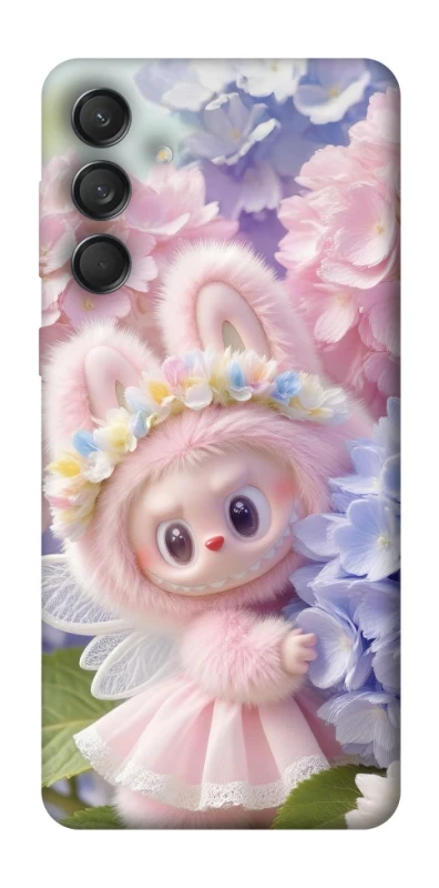 Чохол на Samsung Galaxy M55 Labubu & Flowers ver.1 фото 1 з 1
