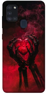 Чохол на Samsung Galaxy A21s Heart in the hands of a skeleton фото 1 з 1