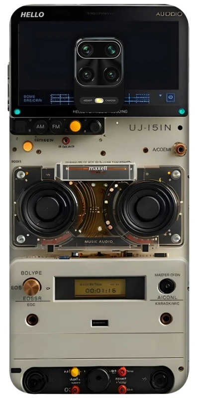 Чохол на Xiaomi Redmi Note 9s / Note 9 Pro / Note 9 Pro Max Audio panel фото 1 з 1