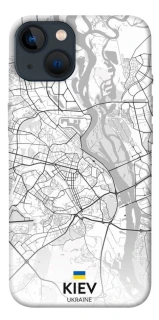 Чехол на Apple iPhone 13 (6.1") Kiev white map фото 1 из 1
