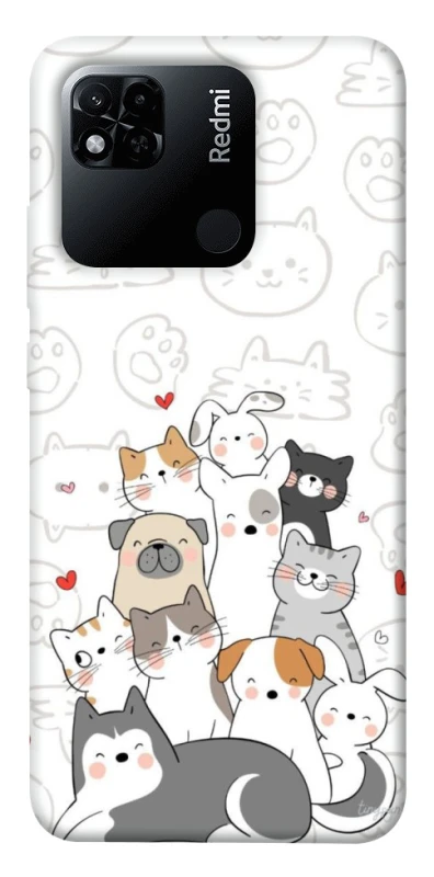 Чохол на Xiaomi Redmi 10A Funny Pets фото 1 з 1