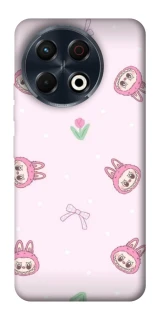 Чохол на TECNO Spark 30 Pro (KL7) Labubu Flower фото 1 з 1
