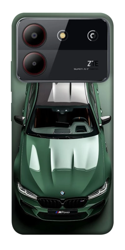Чехол на ZTE Blade A54 4G BMW green фото 1 из 1