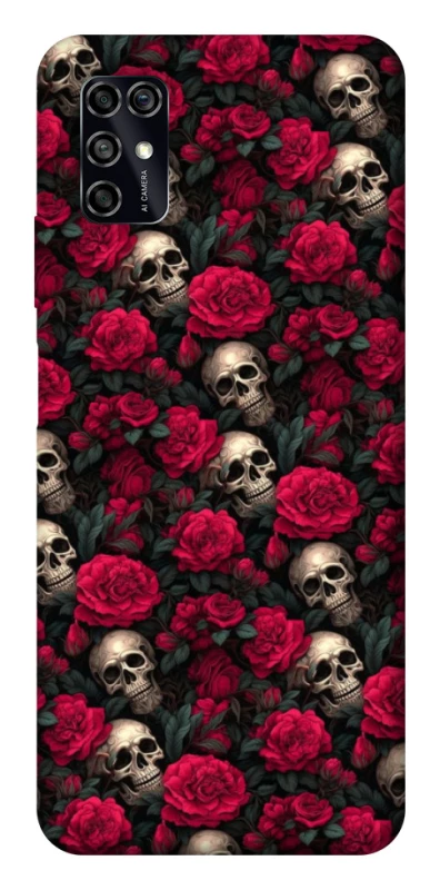 Чехол на ZTE Blade V2020 Smart Черепа и розы фото 1 из 1