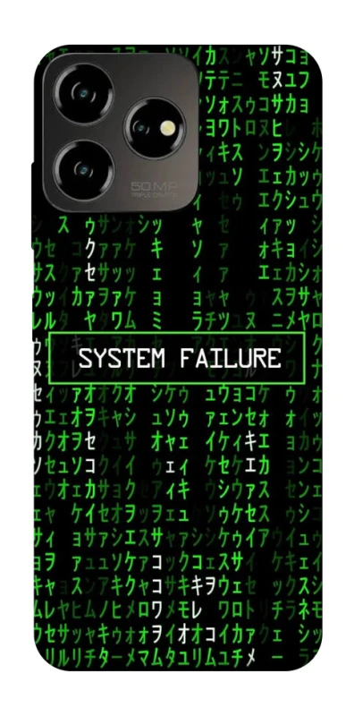 Чехол на ZTE Blade V50 Design 4G Matrix system failure фото 1 Чехол на ZTE Blade V50 Design 4G Matrix system failure фото 1 из 1