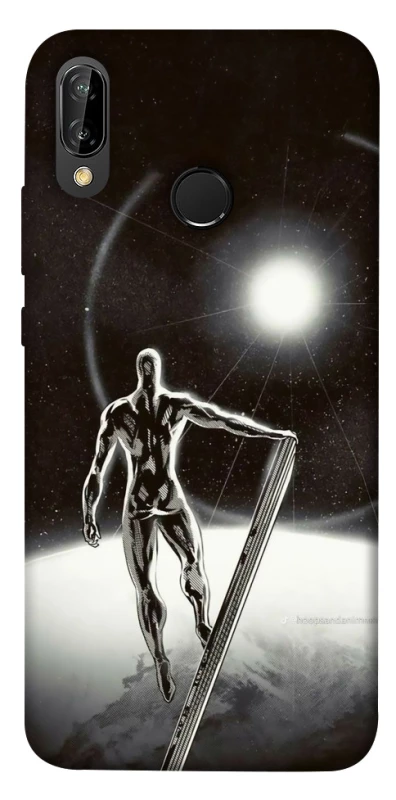 Чохол на Huawei P20 Lite Срібний серфер фото 1 з 1