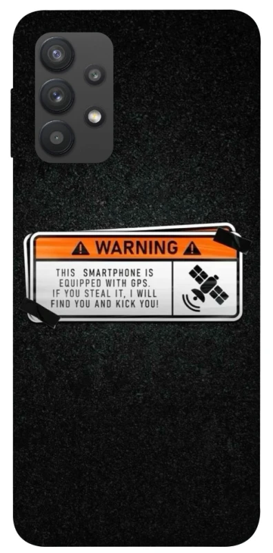 Чохол на Samsung Galaxy A32 (A325F) 4G Warning фото 1 з 1