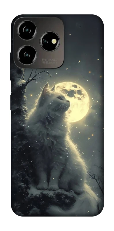Чохол на ZTE Blade V50 Design 4G Кіт під місяцем фото 1 з 1