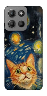 Чехол на Motorola Moto G15 Power paint cat фото 1 из 1