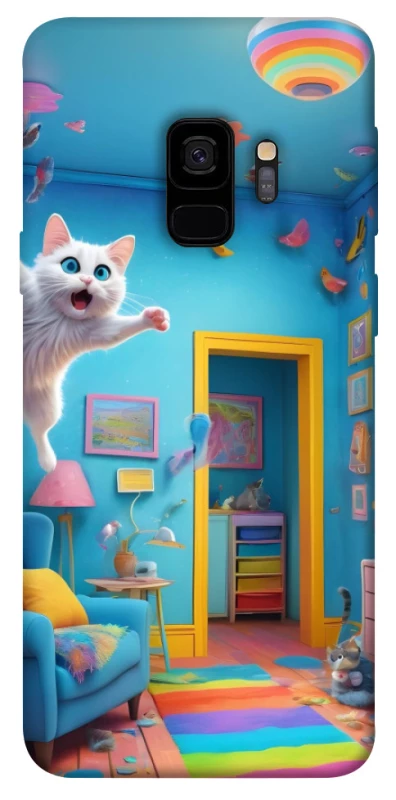 Чехол на Samsung Galaxy S9 crazy cat фото 1 из 1