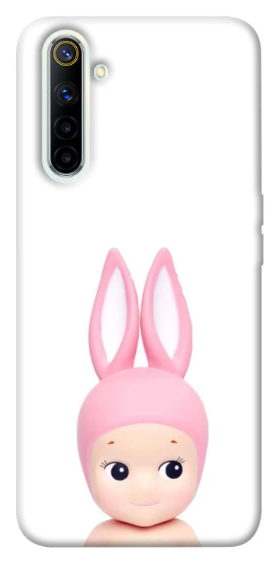 Чохол на Realme 6 Minimal Bunny Peek фото 1 з 1