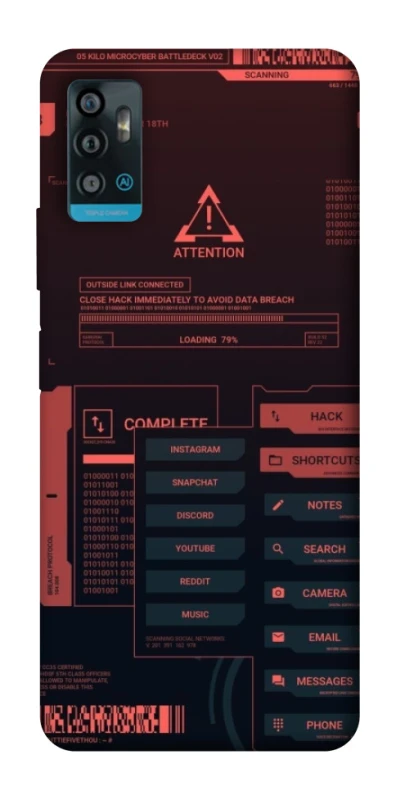 Чохол на ZTE Blade A71 Attention фото 1 з 1