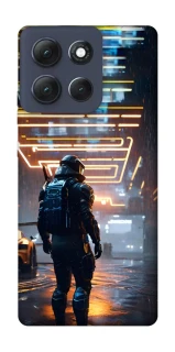 Чохол на Motorola Moto G86 Power Cyber character фото 1 з 1