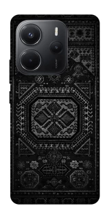 Чехол на Xiaomi Redmi Note 14 4G (Int. version) Черный ковер фото 1 из 1