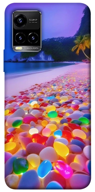 Чохол на Vivo Y21 / Y33s Каміння світиться на березі фото 1 з 1