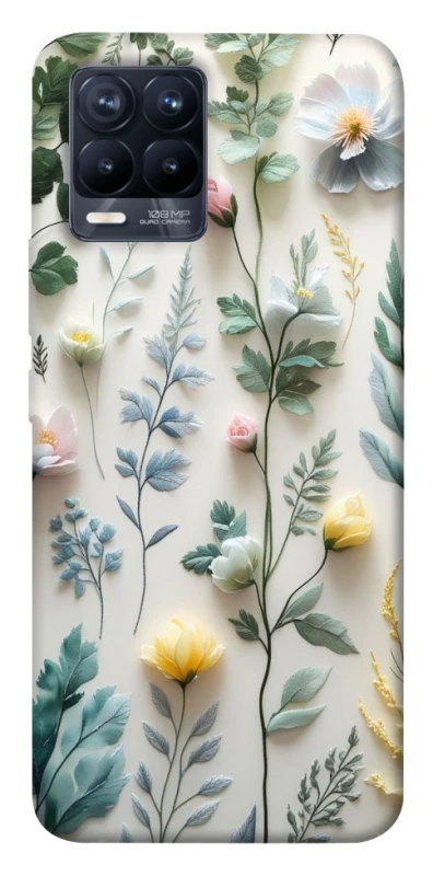 Чохол на Realme 8 Floral design ver.4 фото 1 з 1