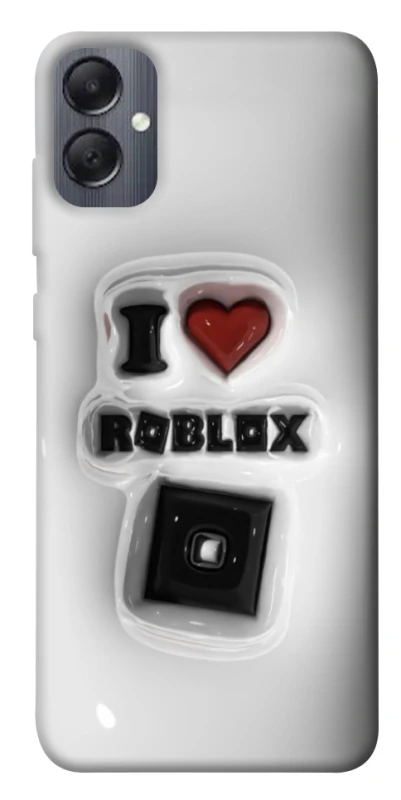 Чохол на Samsung Galaxy A05 I love Roblox фото 1 з 1