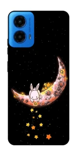 Чохол на Motorola Moto G45 Moon rabbit фото 1 з 1