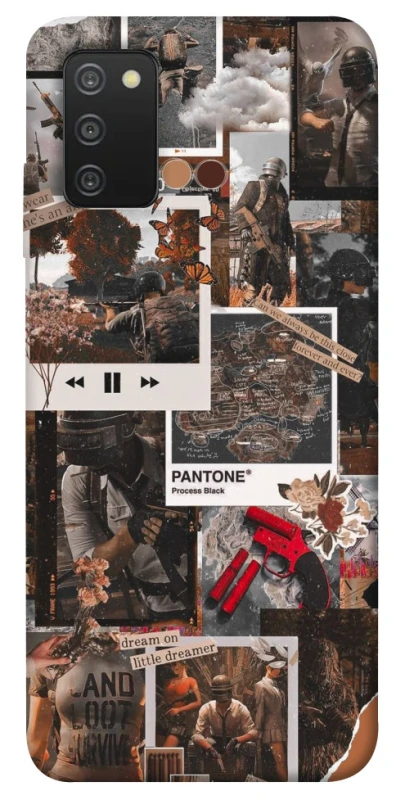 Чохол на Samsung Galaxy A03s PUBG Collage фото 1 з 1