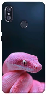 Чехол на Xiaomi Redmi Note 5 Pro / Note 5 (AI Dual Camera) Розовая Змея фото 1 из 1