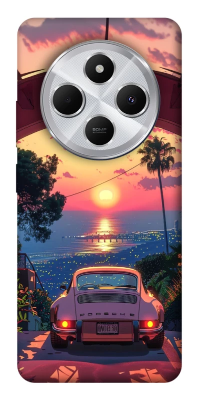 Чохол на Xiaomi Redmi 14C / Poco C75 Porsche at sunset фото 1 з 1