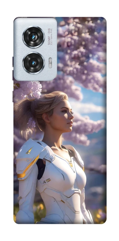 Чехол на Motorola Edge 50 Fusion Cyber space girl ver.1 фото 1 из 1