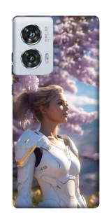 Чехол на Motorola Edge 50 Fusion Cyber space girl ver.1 фото 1 из 1