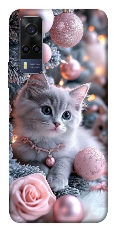 Чохол на Vivo Y53s Christmas Kitty фото 1 з 1