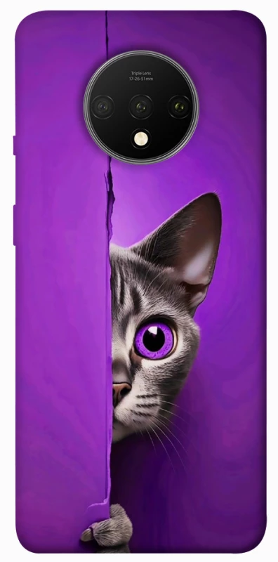 Чохол на OnePlus 7T Кіт-підглядач фото 1 з 1