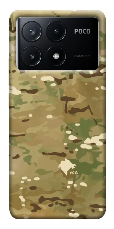 Чохол на Xiaomi Poco X6 Сamouflage v18 фото 1 з 1