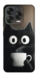 Чехол на ZTE Blade V70 Design morning cat фото 1 из 2