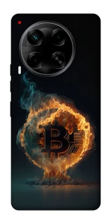Чохол на TECNO Camon 30 (CL6) Fire Bitcoin фото 1 з 1