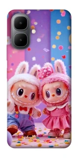 Чохол на Infinix Smart 10 Labubu twins ver.3 фото 1 з 1