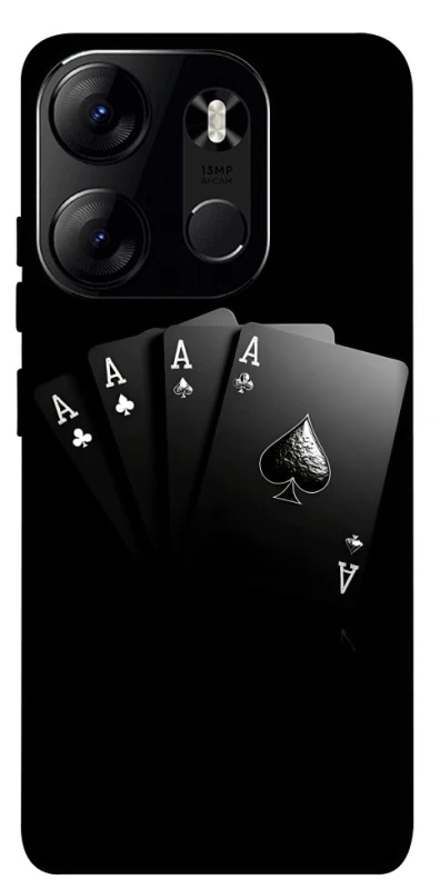 Чохол на Tecno Spark Go 2023 Black Cards фото 1 з 1