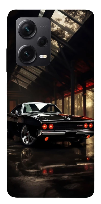 Чехол на Xiaomi Redmi Note 12 Pro 5G Black classic car фото 1 из 1