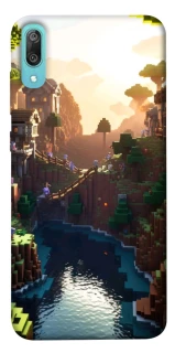 Чохол на Huawei Y6 Pro (2019) Minecraft sunset фото 1 з 1