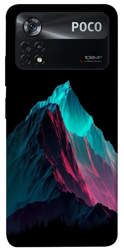 Чохол на Xiaomi Poco X4 Pro 5G Neon mountains фото 1 з 1