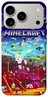 Чехол на Apple iPhone 18 Pro Minecraft world фото 1 из 2