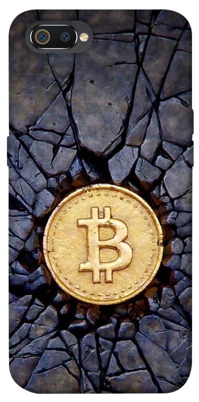 Чехол на Realme C2 Bitcoin cracks фото 1 из 1