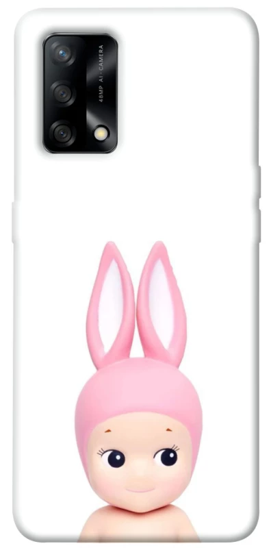Чохол на Oppo A74 4G Minimal Bunny Peek фото 1 з 1