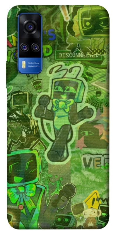 Чохол на Vivo Y51a Dandysworld tv green theme фото 1 з 1