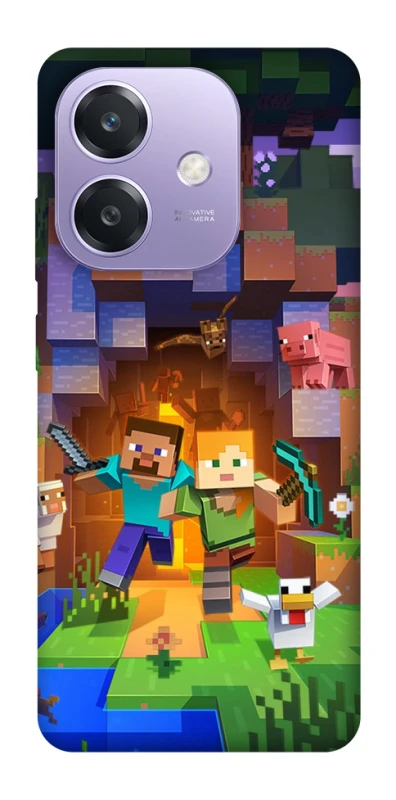 Чехол на Oppo A3X Minecraft game фото 1 из 1